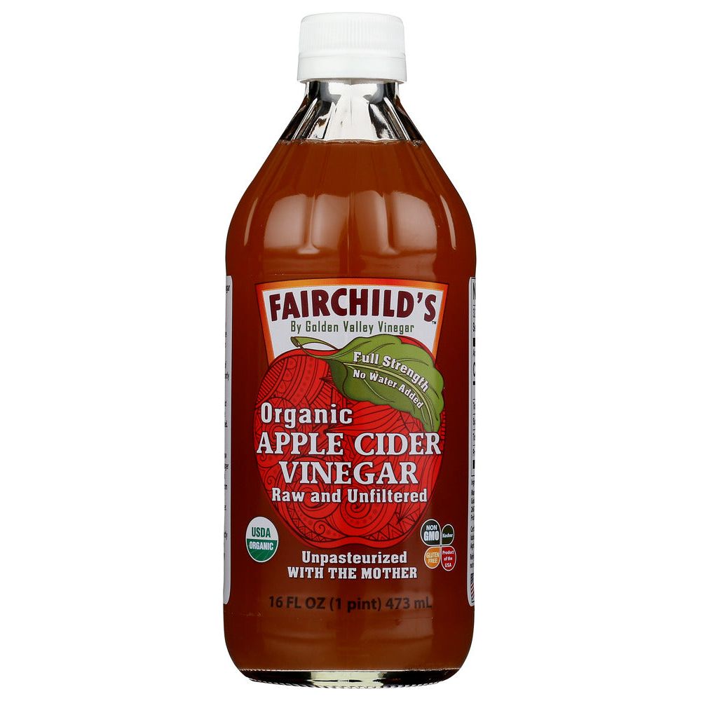 FAIRCHILDS: Vinegar Apple Cider Org, 16 oz - #tag1# - #tag2#