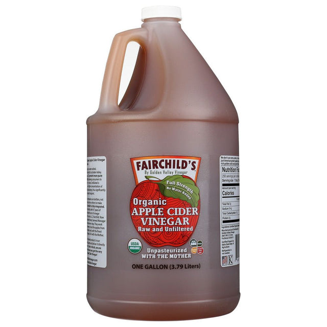 FAIRCHILDS: Vinegar Applie Cider Org, 1 ga - #tag1# - #tag2#