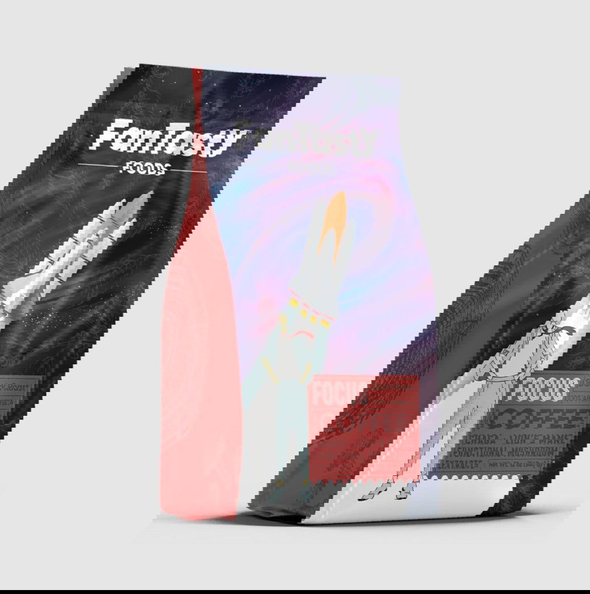 FAN TASTY FOODS: Coffee Dark Roast Functional Focus, 12 oz - #tag1# - #tag2#