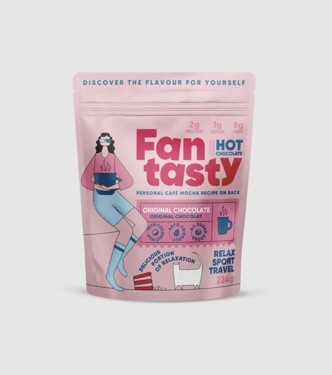 FAN TASTY FOODS: Hot Choco Mix Classic Low Sugar, 7.9 oz - #tag1# - #tag2#