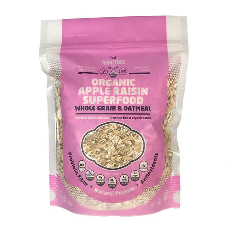 FARM TO TABLE: Otml Appl Rsn Whl Grn Org, 14 oz - #tag1# - #tag2#
