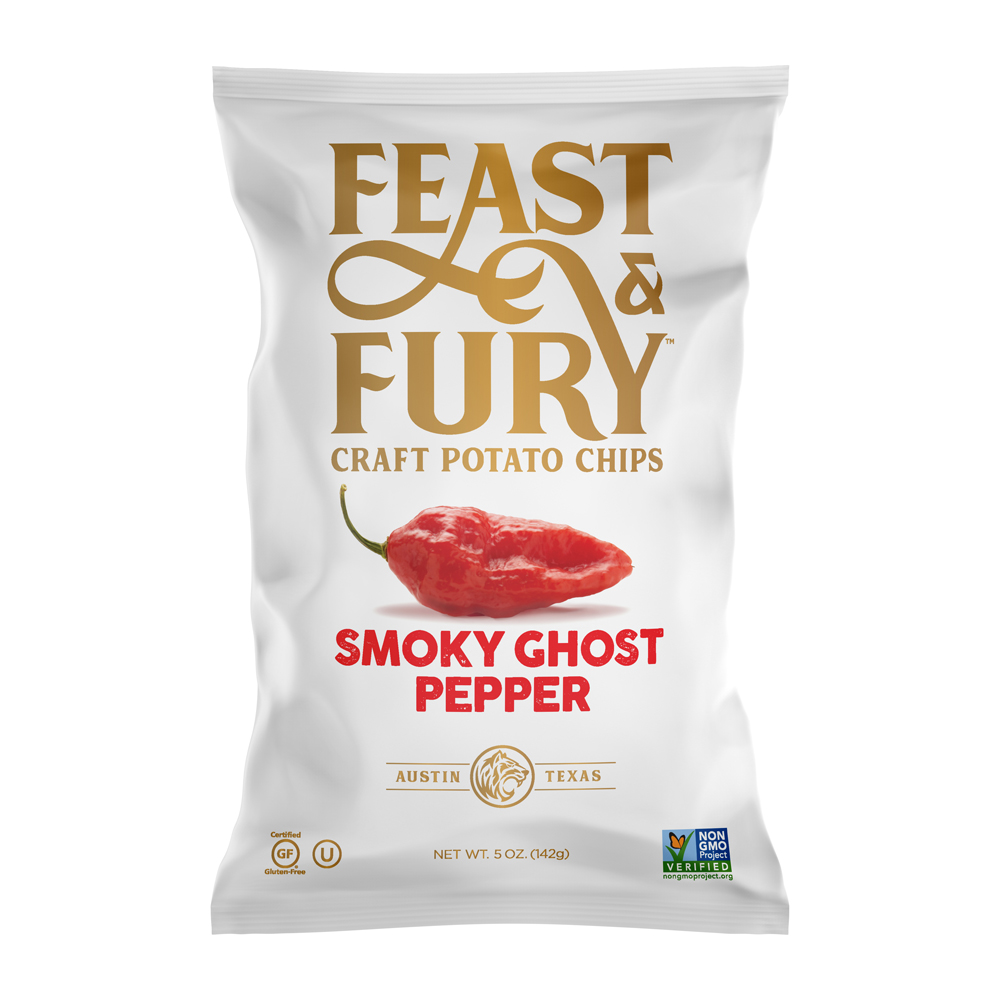 FEAST & FURY: Chips Smoky Ghost Pepper, 5 oz - #tag1# - #tag2#