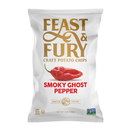 FEAST & FURY: Chips Smoky Ghost Pepper, 5 oz - #tag1# - #tag2#