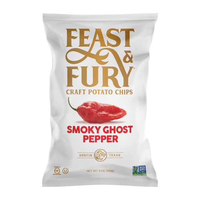 FEAST & FURY: Chips Smoky Ghost Pepper, 5 oz - #tag1# - #tag2#