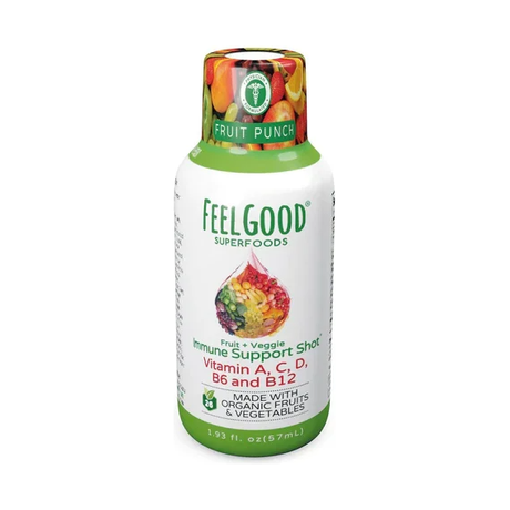 FEELGOOD ORGANIC SUPERFOODS: Vita Fruits Veggies Extra Strength Vitamin Shot Fruit Punch, 1.93 fo - #tag1# - #tag2#