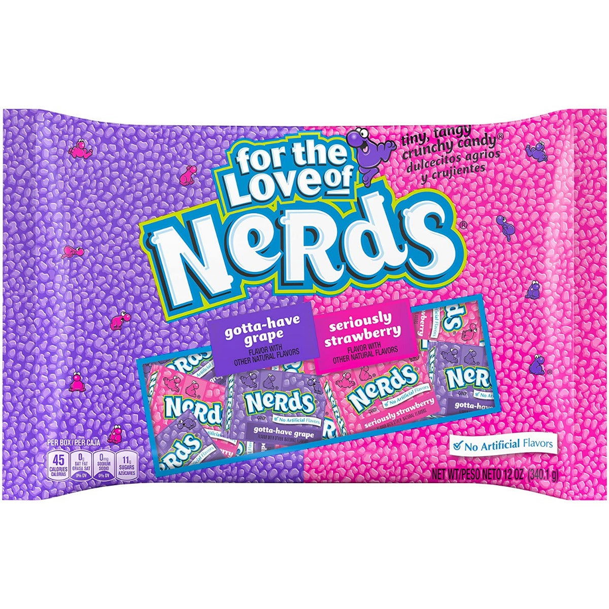 FERRARA CANDY: Nerds Grape & Strawberry Candy, 12 oz - #tag1# - #tag2#