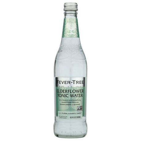 FEVER TREE: Elderflower Tonic Water, 16.9 oz - Sunshine Co Op. - #tag1# - #tag2# - #tag3# - #tag4#