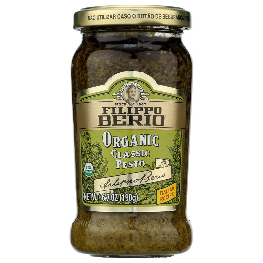 FILIPPO BERIO: Organic Classic Pesto, 6.7 oz - #tag1# - #tag2#
