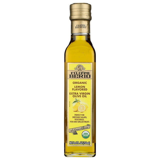 FILIPPO BERIO: Organic Extra Virgin Olive Oil Lemon Flavored, 8.4 fo - #tag1# - #tag2#