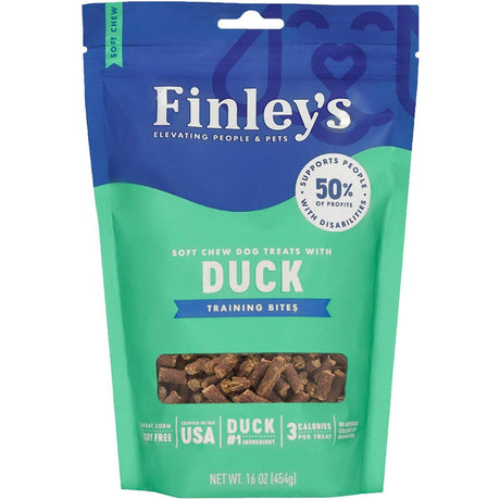 FINLEYS: Duck Recipe Soft Chew Training Bites, 16 oz - #tag1# - #tag2#