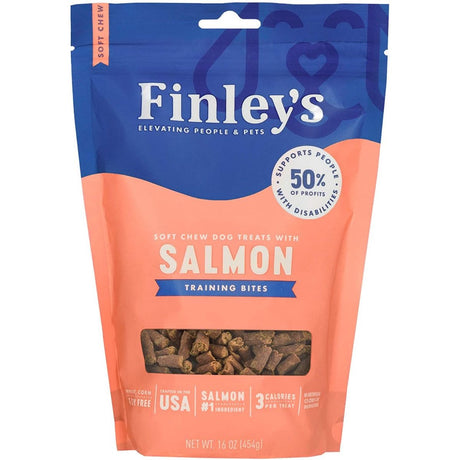 FINLEYS: Salmon Recipe Soft Chew Training Bites, 16 oz - #tag1# - #tag2#