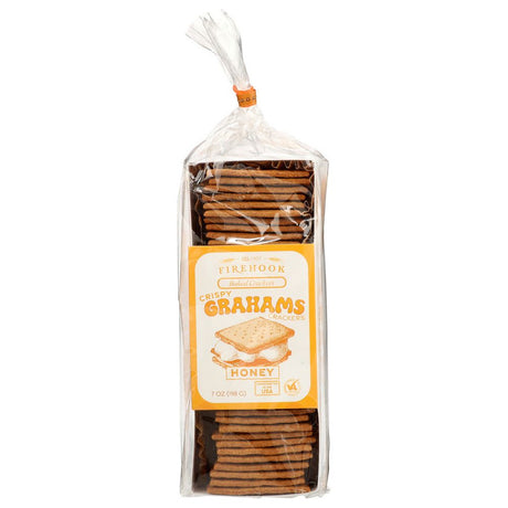 FIREHOOK: Crispy Grahams Crackers Honey, 7 oz - #tag1# - #tag2#