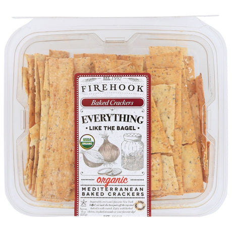 FIREHOOK: Everything Like The Bagel Crackers, 8 oz - #tag1# - #tag2#
