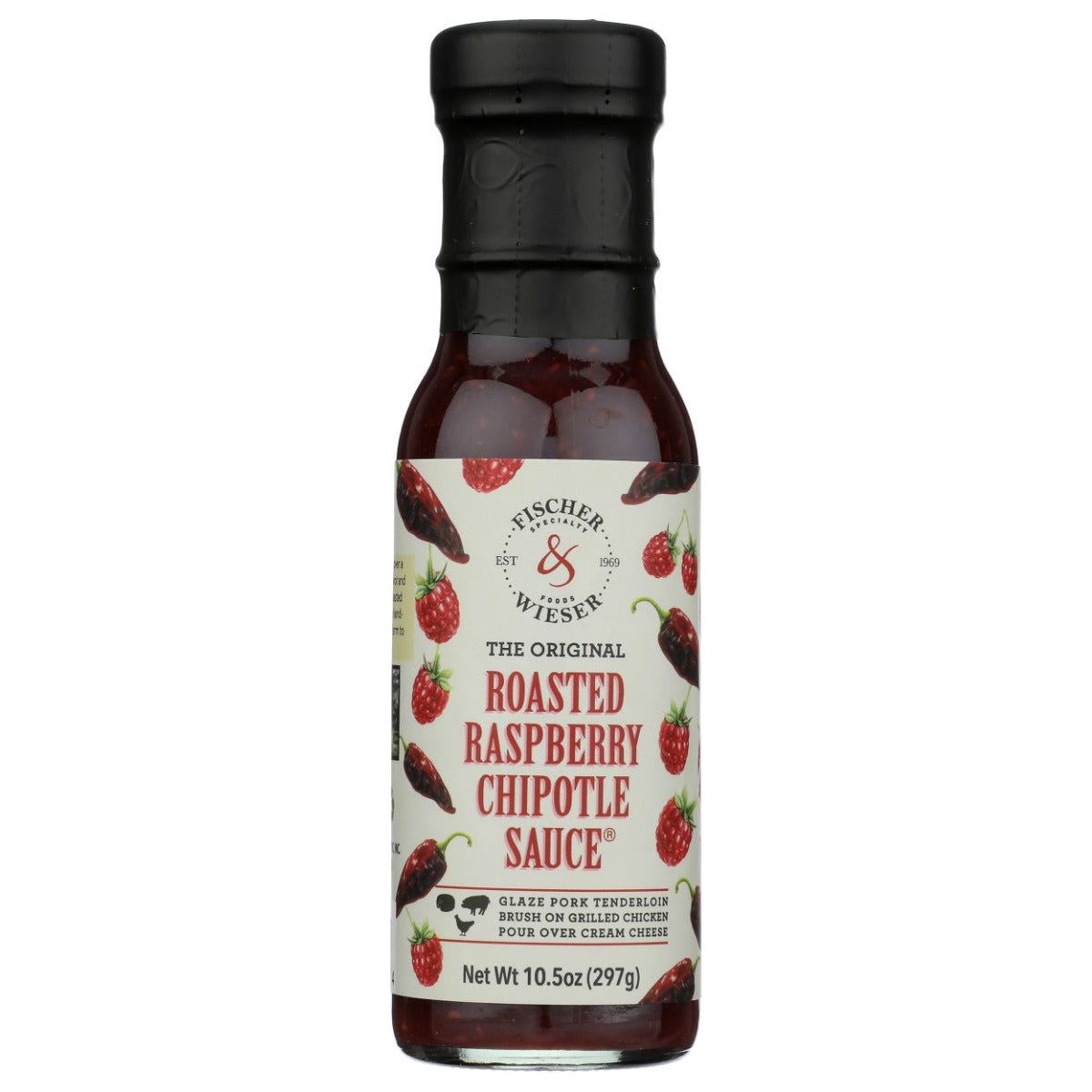 FISCHER & WIESER: The Original Roasted Raspberry Chipotle Sauce, 10.5 oz - Sunshine Co Op. - #tag1# - #tag2# - #tag3# - #tag4#