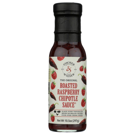 FISCHER & WIESER: The Original Roasted Raspberry Chipotle Sauce, 10.5 oz - Sunshine Co Op. - #tag1# - #tag2# - #tag3# - #tag4#