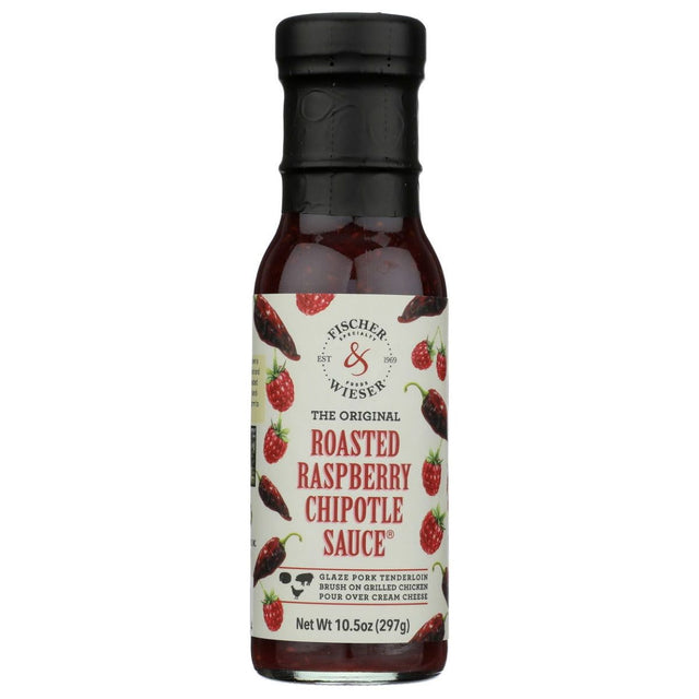 FISCHER & WIESER: The Original Roasted Raspberry Chipotle Sauce, 10.5 oz - Sunshine Co Op. - #tag1# - #tag2# - #tag3# - #tag4#
