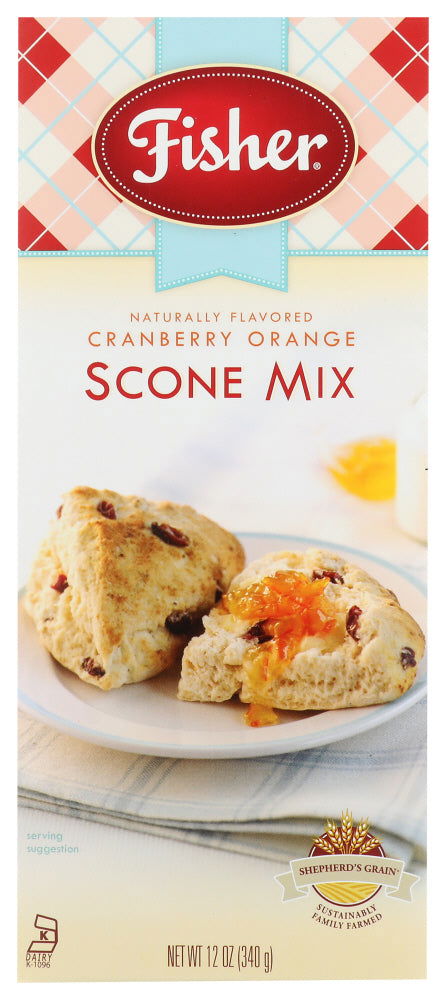 FISHER: Cranberry Orange Scone Mix, 12 oz - #tag1# - #tag2#
