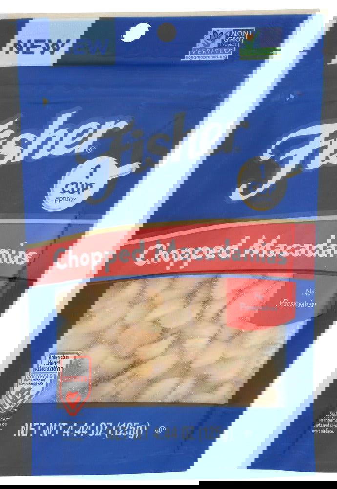 FISHER: Nuts Macadamia Chop, 4.44 oz - #tag1# - #tag2#