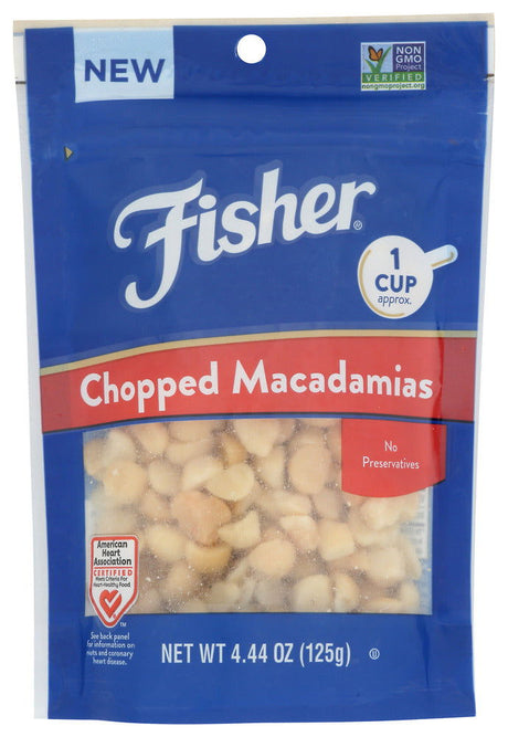 FISHER: Nuts Macadamia Chop, 4.44 oz - #tag1# - #tag2#