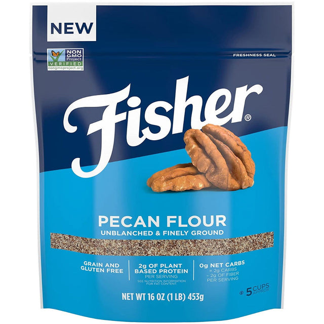 FISHER: Pecan Flour, 16 oz - #tag1# - #tag2#