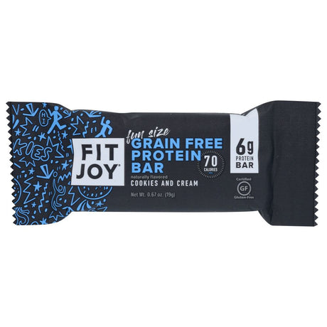 FITJOY: Cookies and Cream Mini Bar, 19 gm - #tag1# - #tag2#