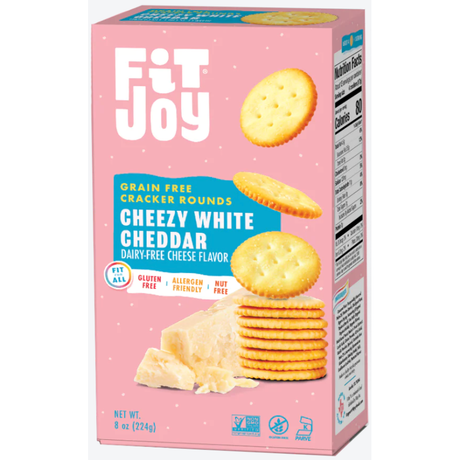 FITJOY: Cracker White Cheddar, 8 oz - #tag1# - #tag2#