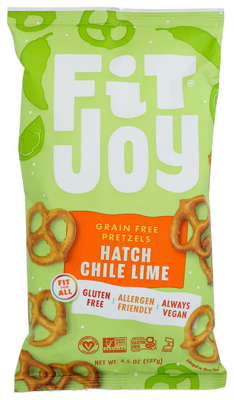 FITJOY: Hatch Chile Lime Pretzels, 4.5 oz - #tag1# - #tag2#