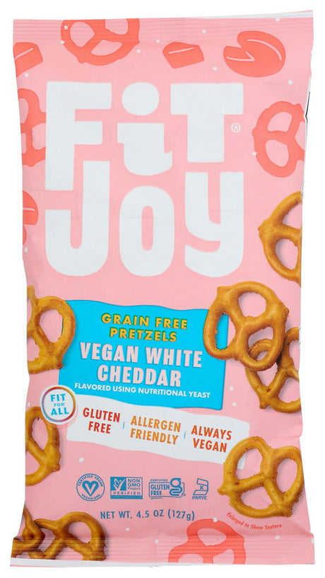 FITJOY: Vegan White Cheddar Pretzel Twists, 4.5 oz - #tag1# - #tag2#