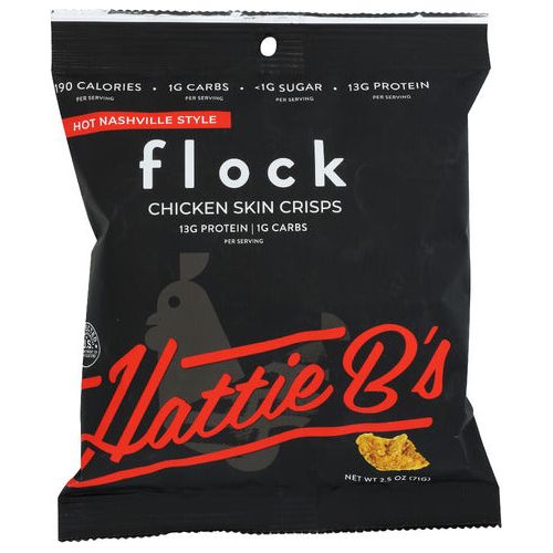 FLOCK: Chips Chicken Skin Hattie, 2.5 OZ - #tag1# - #tag2#