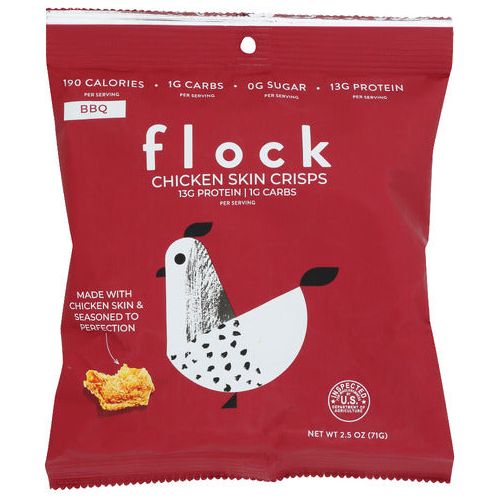 FLOCK: Crisps Chicken Bbq, 2.5 OZ - #tag1# - #tag2#
