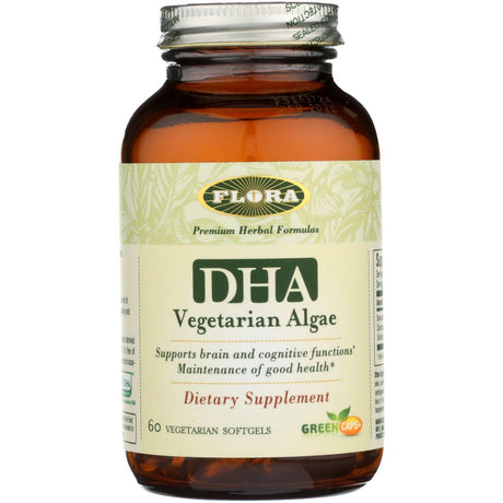 FLORA HEALTH: DHA Vegetarian Algae, 60 cp - #tag1# - #tag2#