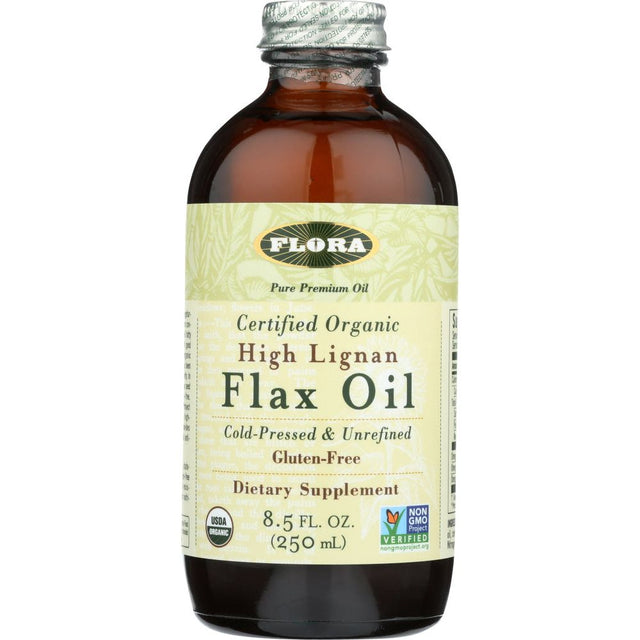 FLORA HEALTH: High Lignan Flax Oil, 8.5 fo - #tag1# - #tag2#