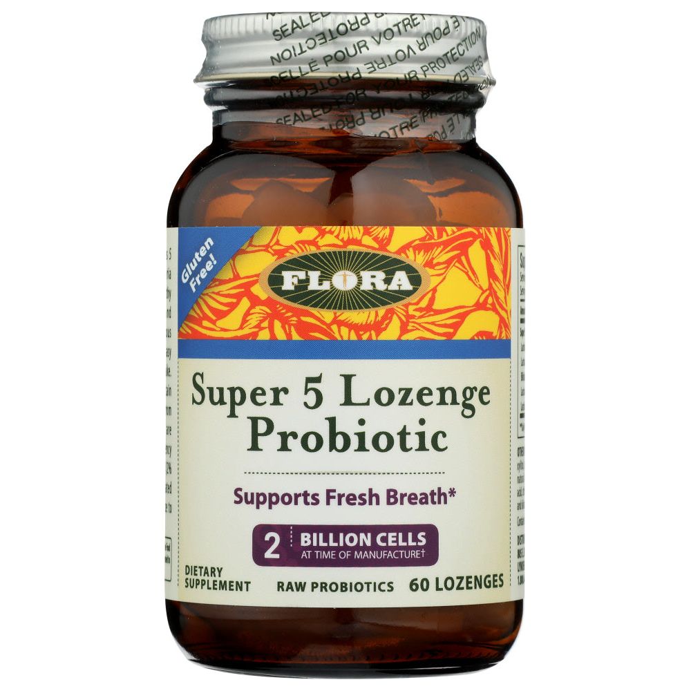 FLORA HEALTH: Super 5 Lozenge Probiotic, 60 tb - #tag1# - #tag2#