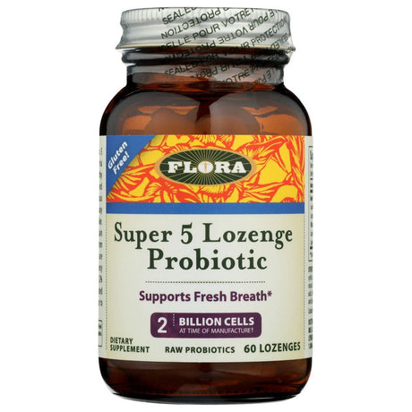 FLORA HEALTH: Super 5 Lozenge Probiotic, 60 tb - #tag1# - #tag2#