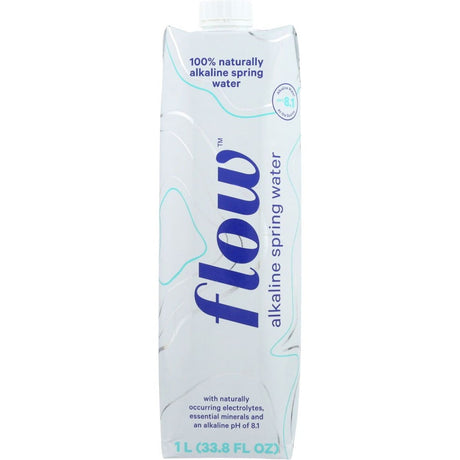 FLOW WATER: Original Alkaline Spring Water, 1 lt - Sunshine Co Op. - #tag1# - #tag2# - #tag3# - #tag4#