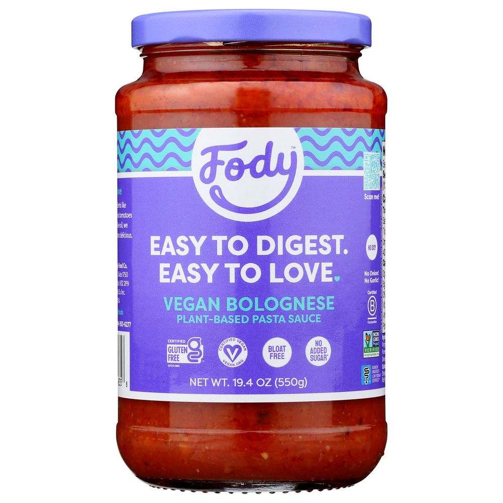 FODY FOOD CO: Vegan Bolognese Pasta Sauce, 19.4 oz - #tag1# - #tag2#