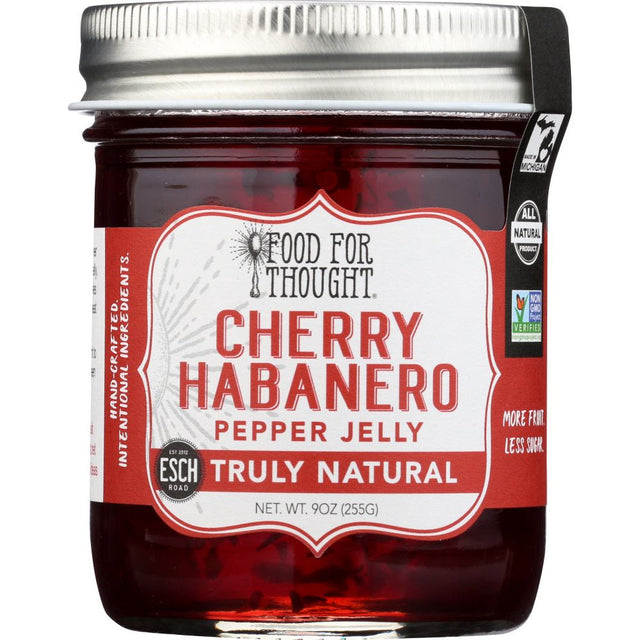 FOOD FOR THOUGHT: Truly Natural Cherry Habanero Pepper Jelly, 9 oz - #tag1# - #tag2#