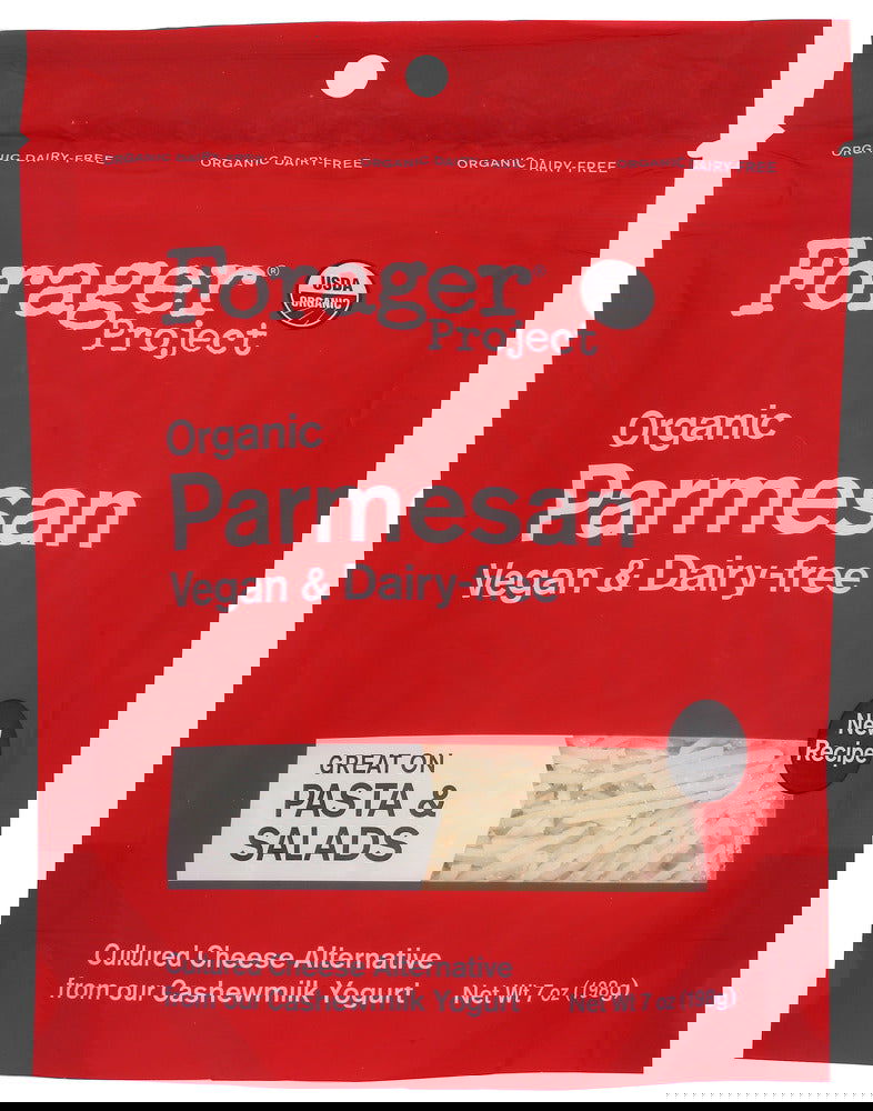FORAGER: Organic Parmesan Cheese, 7 oz - #tag1# - #tag2#