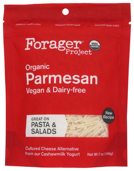 FORAGER: Organic Parmesan Cheese, 7 oz - #tag1# - #tag2#