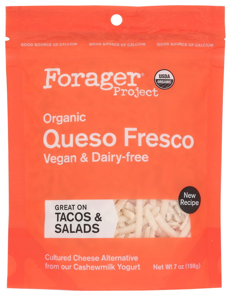 FORAGER: Organic Queso Fresco Cheese, 7 oz - #tag1# - #tag2#