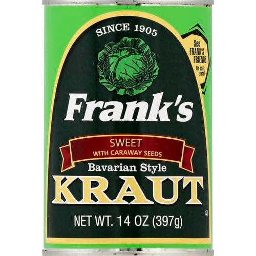 FRANKS: Bavarian Style Sauerkraut, 14 oz - #tag1# - #tag2#