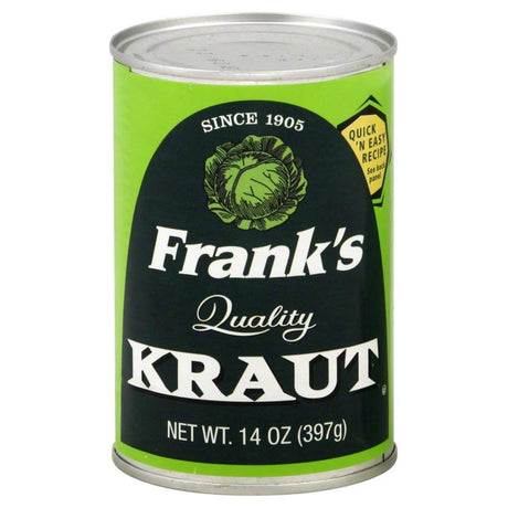FRANKS: Quality Sauerkraut, 14 oz - #tag1# - #tag2#
