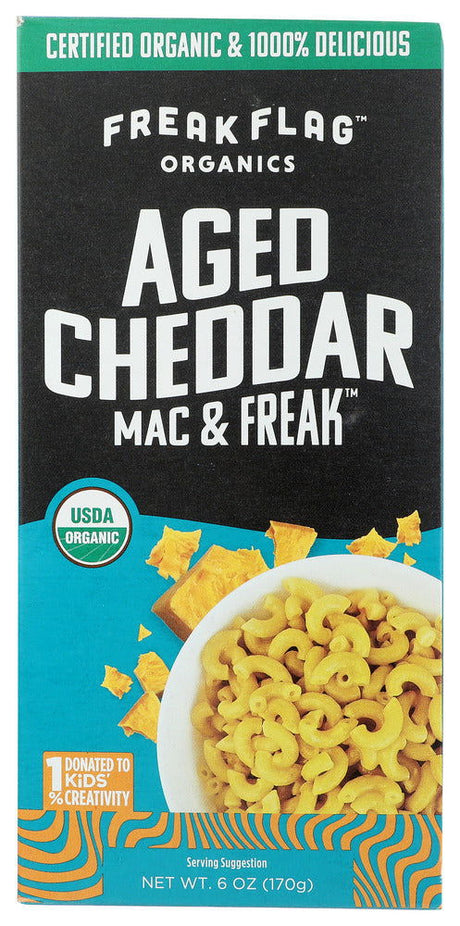 FREAK FLAG ORGANICS: Mac Freak Aged Cheddar, 6 oz - #tag1# - #tag2#