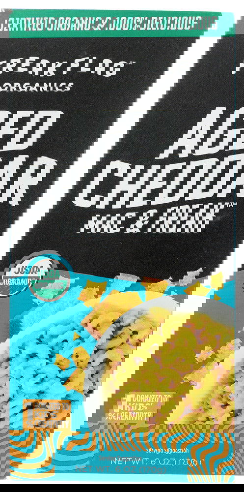 FREAK FLAG ORGANICS: Mac Freak Aged Cheddar, 6 oz - #tag1# - #tag2#