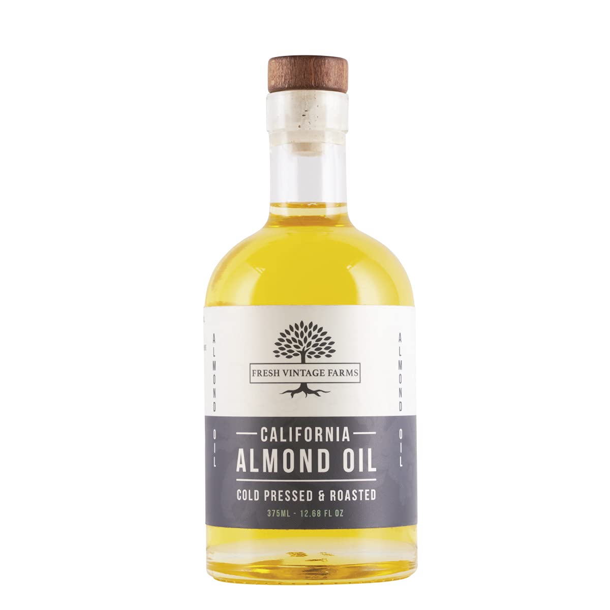 FRESH VINTAGE FARMS: Pure Cold Pressed Almond Oil, 375 ML - #tag1# - #tag2#