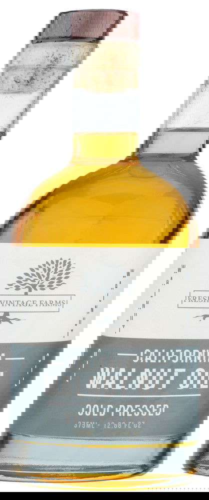 FRESH VINTAGE FARMS: Pure Cold Pressed Walnut Oil, 375 ML - #tag1# - #tag2#