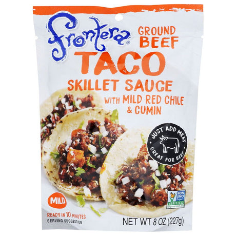 FRONTERA: Ground Beef Taco Skillet Sauce, 8 oz - Sunshine Co Op. - #tag1# - #tag2# - #tag3# - #tag4#