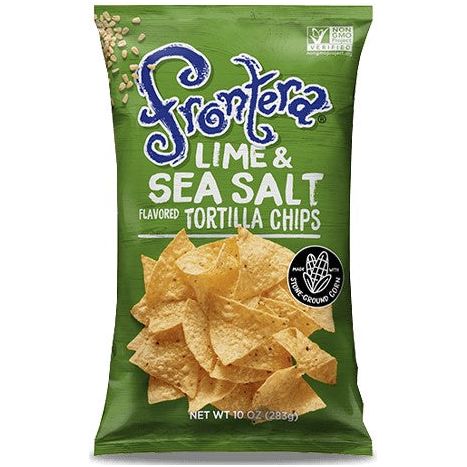 FRONTERA: Lime and Sea Salt Stone-Ground Tortilla Chips, 10 oz - #tag1# - #tag2#