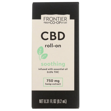 FRONTIER COOP: Roll On Cbd Soothng 750Mg, 0.31 oz - #tag1# - #tag2#