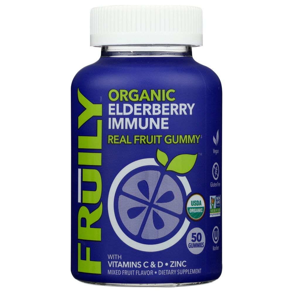 FRUILY: Elderberry Immune Gummy, 50 ea - #tag1# - #tag2#